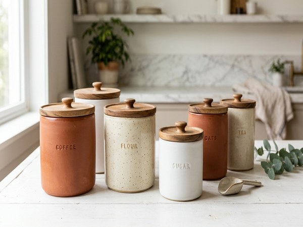 Chic Ceramic Kitchen Canisters