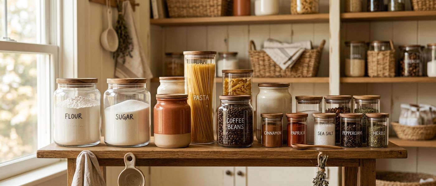 Tinzore Kitchen canisters and storage containers